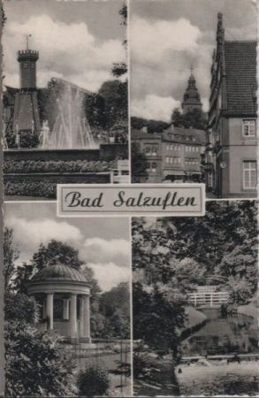 Bad Salzuflen - mit 4 Bildern - ca. 1955 Bad Salzuflen - mit 4 Bildern - ca. 1955