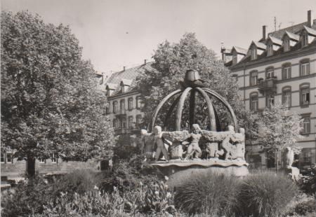 Karlsruhe - Gutenbergplatz - 1968 Karlsruhe - Gutenbergplatz - 1968