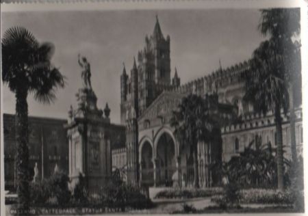 Italien - Palermo - Cattedrale, Statua Santa Rosalia - ca. 1960 Italien - Palermo - Cattedrale, Statua Santa Rosalia - ca. 1960