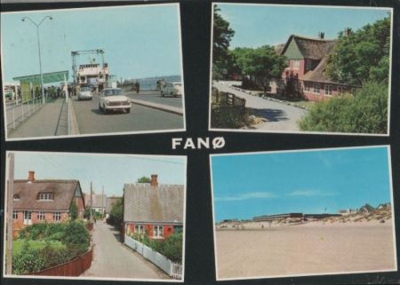 Dänemark - Fano - 4 Teilbilder - 1977 Dänemark - Fano - 4 Teilbilder - 1977