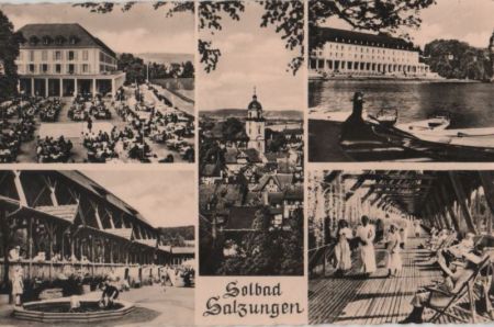 Bad Salzungen - mit 5 Bildern - 1959 Bad Salzungen - mit 5 Bildern - 1959