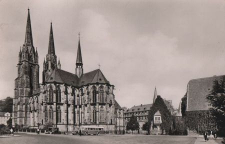Marburg - Elisabethkirche - ca. 1960 Marburg - Elisabethkirche - ca. 1960
