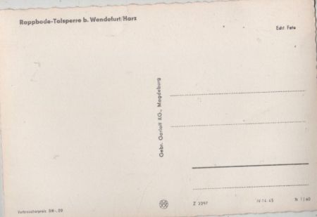 Rappbodetalsperre - bei Wendefurth Rappbodetalsperre - bei Wendefurth
