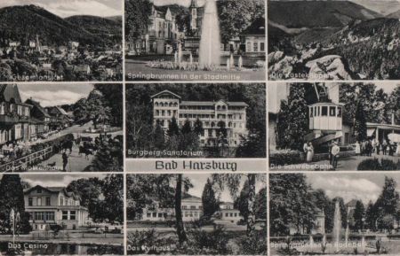 Bad Harzburg - u.a. Burgberg-Sanatorium - 1959 Bad Harzburg - u.a. Burgberg-Sanatorium - 1959