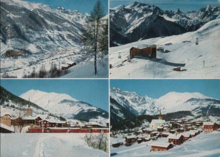 Schweiz - Fiesch - u.a. Furka-Oberalp-Bahn bei Lax - 1972 Schweiz - Fiesch - u.a. Furka-Oberalp-Bahn bei Lax - 1972