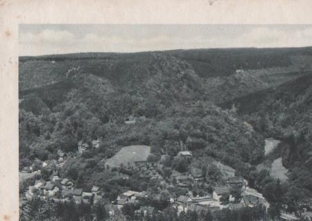 Blick auf Treseburg - 1938 Blick auf Treseburg - 1938