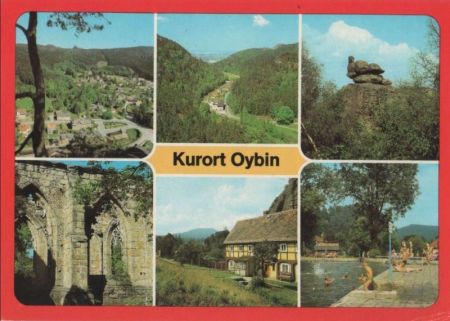 Kurort Oybin - u.a. Blick zum Hochwald - 1981 Kurort Oybin - u.a. Blick zum Hochwald - 1981