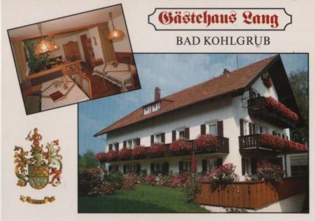 Bad Kohlgrub - Gästehaus Lang - ca. 1985 Bad Kohlgrub - Gästehaus Lang - ca. 1985
