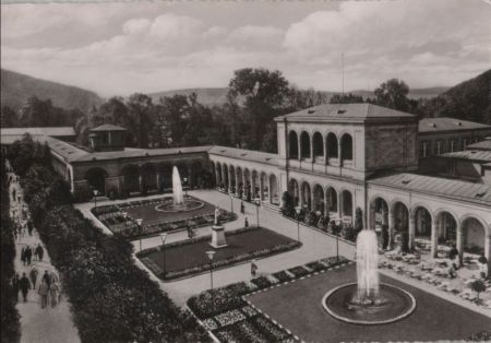 Bad Kissingen - Kurgarten und Arkaden - ca. 1960 Bad Kissingen - Kurgarten und Arkaden - ca. 1960