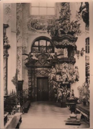 Neuzelle - Kanzel in der kath. Kirche - 1961 Neuzelle - Kanzel in der kath. Kirche - 1961