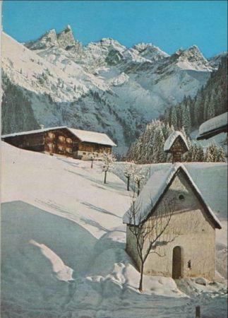 Oberstdorf-Einödsbach - mit Trettachspitze - 1993 Oberstdorf-Einödsbach - mit Trettachspitze - 1993