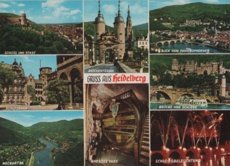 Heidelberg - u.a. Schloss und Stadt - ca. 1980 Heidelberg - u.a. Schloss und Stadt - ca. 1980