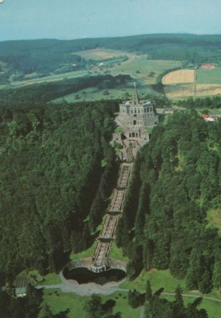 Kassel-Wilhelmshöhe - Blick auf Kaskaden und Herkules - ca. 1985 Kassel-Wilhelmshöhe - Blick auf Kaskaden und Herkules - ca. 1985
