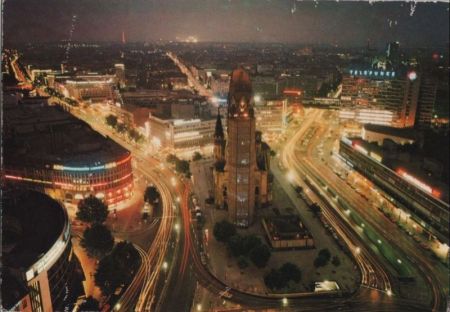 Berlin-Charlottenburg, Gedächtniskirche - mit City - 1979 Berlin-Charlottenburg, Gedächtniskirche - mit City - 1979