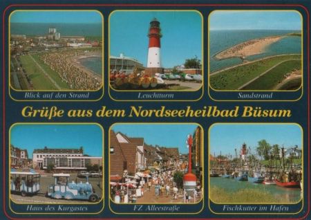 Büsum - u.a. Blick auf den Strand - 1994 Büsum - u.a. Blick auf den Strand - 1994