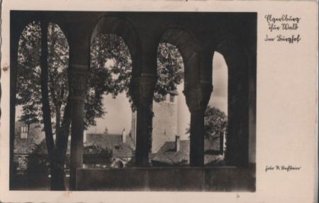 Elgersburg - Im Burghof - ca. 1955 Elgersburg - Im Burghof - ca. 1955
