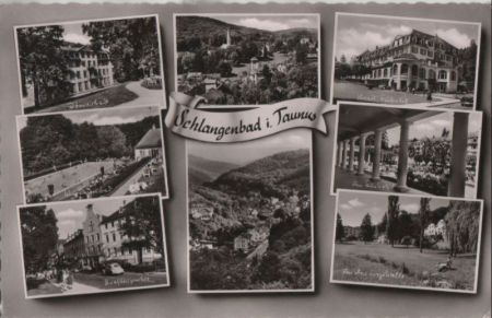 Schlangenbad - u.a. Ortsansicht - 1961 Schlangenbad - u.a. Ortsansicht - 1961