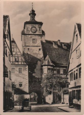 Rothenburg - Weißer Turm - 1953 Rothenburg - Weißer Turm - 1953