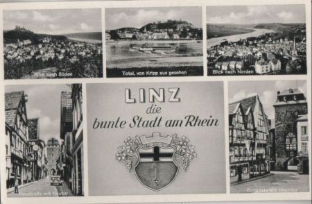 Linz - u.a. Blick nach Süden - 1955 Linz - u.a. Blick nach Süden - 1955