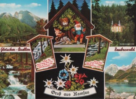 Ramsau - u.a. Kunterwegkirche - ca. 1980 Ramsau - u.a. Kunterwegkirche - ca. 1980