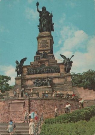Rüdesheim, Niederwalddenkmal - 1963 Rüdesheim, Niederwalddenkmal - 1963