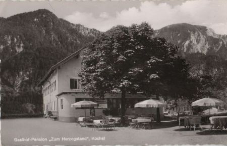 Kochel am See - Gasthof zum Herzogstand - ca. 1960 Kochel am See - Gasthof zum Herzogstand - ca. 1960
