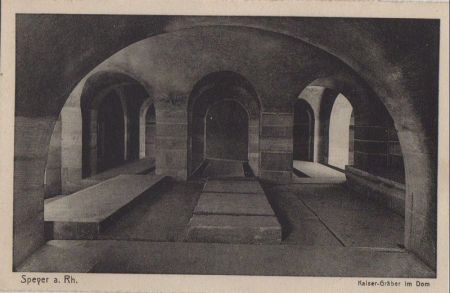 Speyer - Kaiser-Gräber im Dom - ca. 1950 Speyer - Kaiser-Gräber im Dom - ca. 1950