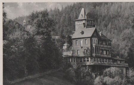 Schwarzburg - HO-Gaststätte Schwarzaburg - ca. 1955 Schwarzburg - HO-Gaststätte Schwarzaburg - ca. 1955