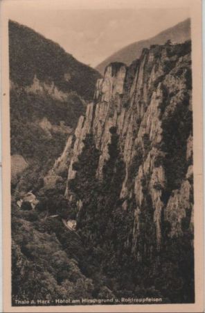Thale - Hotel am Hirschgrund - 1955 Thale - Hotel am Hirschgrund - 1955