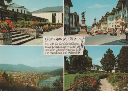 Bad Tölz - mit 4 Bildern - ca. 1970 Bad Tölz - mit 4 Bildern - ca. 1970