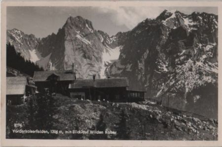 Österreich - Wilder Kaiser - von Vorderkaiserfelden - 1955 Österreich - Wilder Kaiser - von Vorderkaiserfelden - 1955
