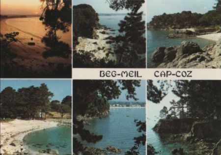 Frankreich - Fouesnant - Beg-Meil, Cap-Coz - 1989 Frankreich - Fouesnant - Beg-Meil, Cap-Coz - 1989