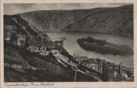Bacharach - Jugendherberge Burg Stahleck - ca. 1955 Bacharach - Jugendherberge Burg Stahleck - ca. 1955