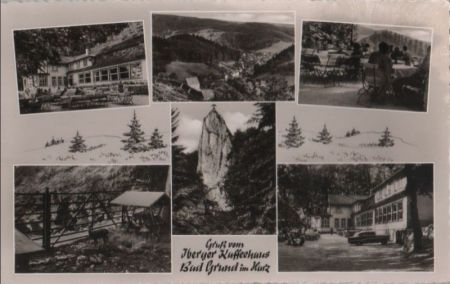 Bad Grund - Gruß vom Iberger Kaffeehaus - ca. 1955 Bad Grund - Gruß vom Iberger Kaffeehaus - ca. 1955