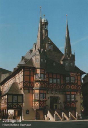 Wernigerode - Rathaus - ca. 1995 Wernigerode - Rathaus - ca. 1995