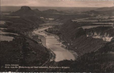 Bad Schandau - Blick vom Gr. Winterberg Bad Schandau - Blick vom Gr. Winterberg