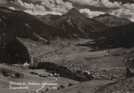 Österreich - Rehmen - mit Au und Schoppenau - ca. 1960 Österreich - Rehmen - mit Au und Schoppenau - ca. 1960