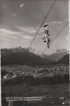 Österreich - Seefeld - SesselliftGschwandtkopf - 1958 Österreich - Seefeld - SesselliftGschwandtkopf - 1958