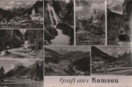Ramsau - u.a. Wimbachklamm - 1961 Ramsau - u.a. Wimbachklamm - 1961