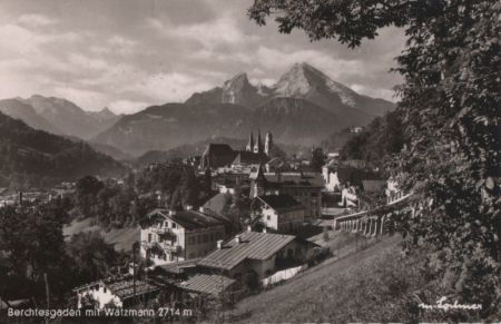 Berchtesgaden - mit Watzmann - ca. 1965 Berchtesgaden - mit Watzmann - ca. 1965