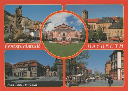Bayreuth - u.a. Jean Paul Denkmal - ca. 2000 Bayreuth - u.a. Jean Paul Denkmal - ca. 2000