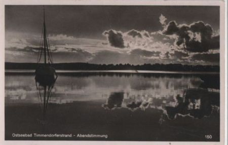Timmendorfer Strand - Abendstimmung - ca. 1960 Timmendorfer Strand - Abendstimmung - ca. 1960