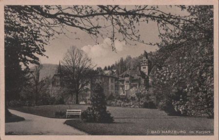 Bad Harzburg - Im Kurpark - ca. 1955 Bad Harzburg - Im Kurpark - ca. 1955