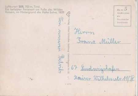 Söll - Österreich - mit Hoher Salve Söll - Österreich - mit Hoher Salve