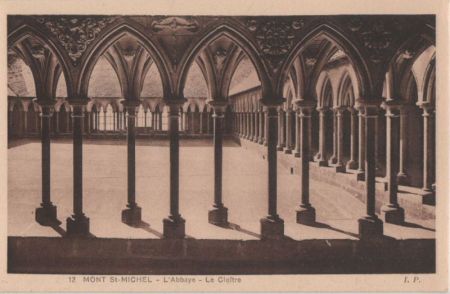 Mont Saint-Michel - Frankreich - Abbaye, Cloitre Mont Saint-Michel - Frankreich - Abbaye, Cloitre