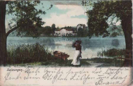 Bad Salzungen - Kurhaus mit See Bad Salzungen - Kurhaus mit See