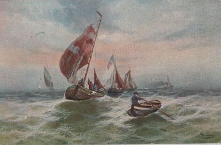 Segelboote bei Wellengang Segelboote bei Wellengang