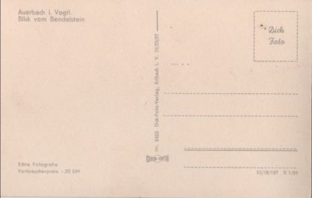 Auerbach - Blick vom Bendelkstein