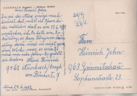 Auerbach - mittlerer Ortsteil Auerbach - mittlerer Ortsteil