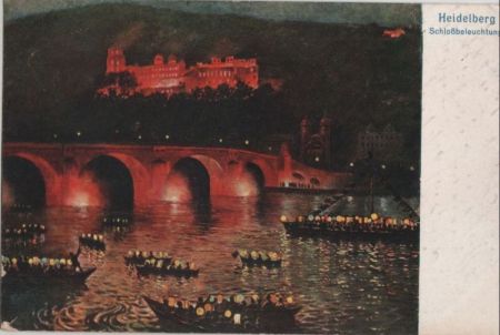 Heidelberg - Schlossbeleuchtung Heidelberg - Schlossbeleuchtung